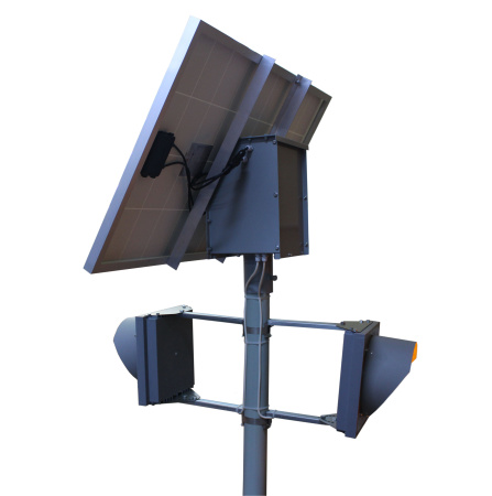 Автономный светофор на солнечной батарее Т.7.2М+АСК 200/100